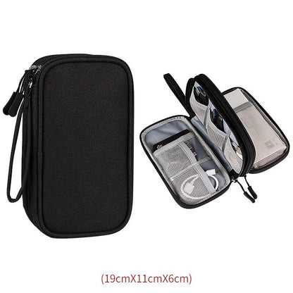 Multifunctional Portable Organizer Bag Storage Bag Box Hard Drive Data Cable Headset